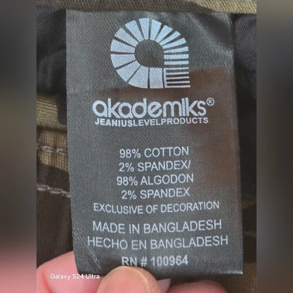 Akademiks Men’s Camo Cargo Pants Multi-Pocket Drawstring NWT Size XL - Picture 5 of 9